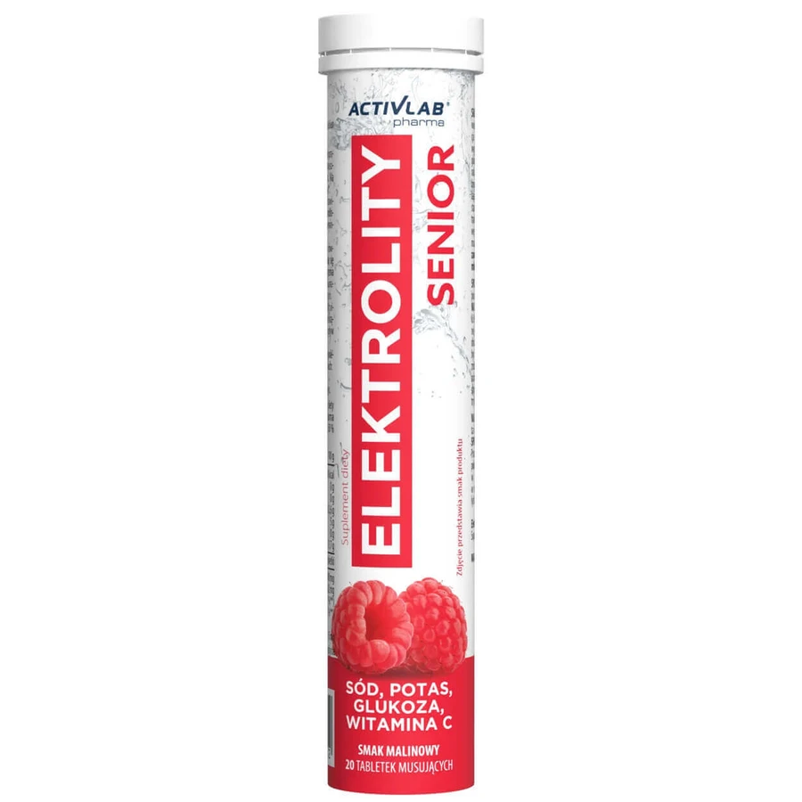 ActivLab Pharma Elektrolity Senior, малина, 20 шипучих таблеток: цены и характеристики