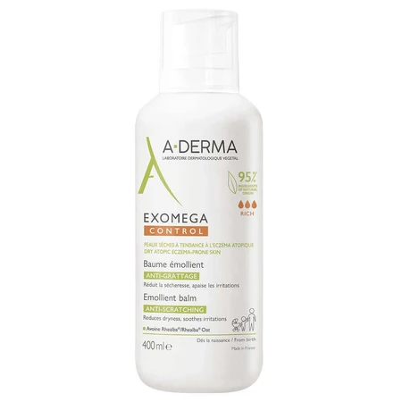 A-Derma Exomega Control Эмолентный бальзам для сухой кожи с атопической тенденцией 400 мл: цены и характеристики