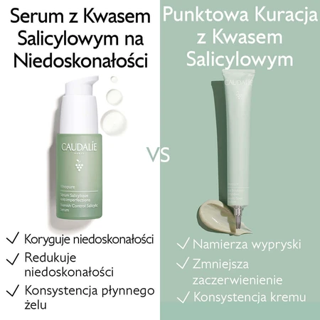 Caudalie Vinopure, tratament pentru pete cu acid salicilic, 15 мл: цены и характеристики