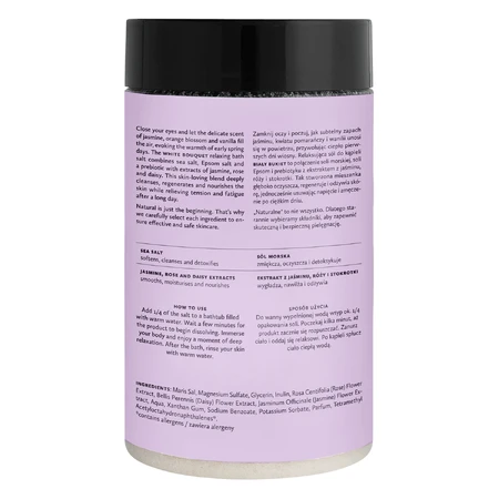 Hagi White Bouquet, натуральна сіль для ванн, 480 г: ціни та характеристики