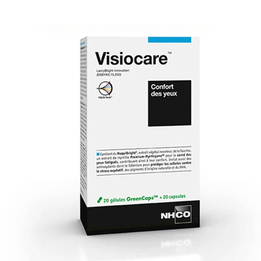 Nhco Nutrition Visiocare comfort eyes 20 гелів + 20 капсул: ціни та характеристики