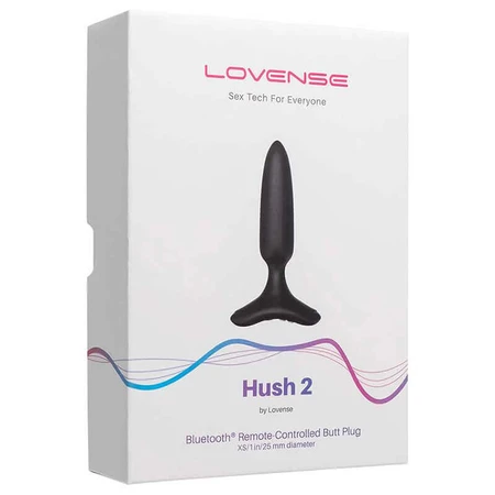 Lovense Hush 2, анальна пробка з керуванням через додаток, XS: ціни та характеристики