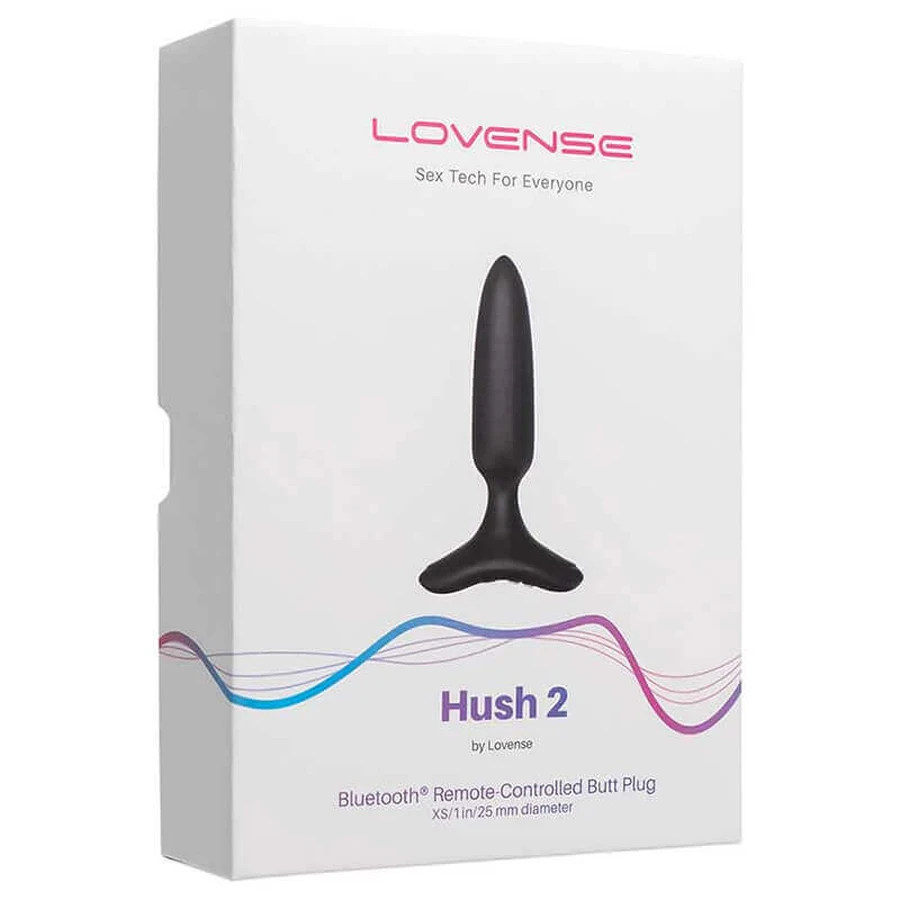 Lovense Hush 2, анальна пробка з керуванням через додаток, XS: ціни та характеристики