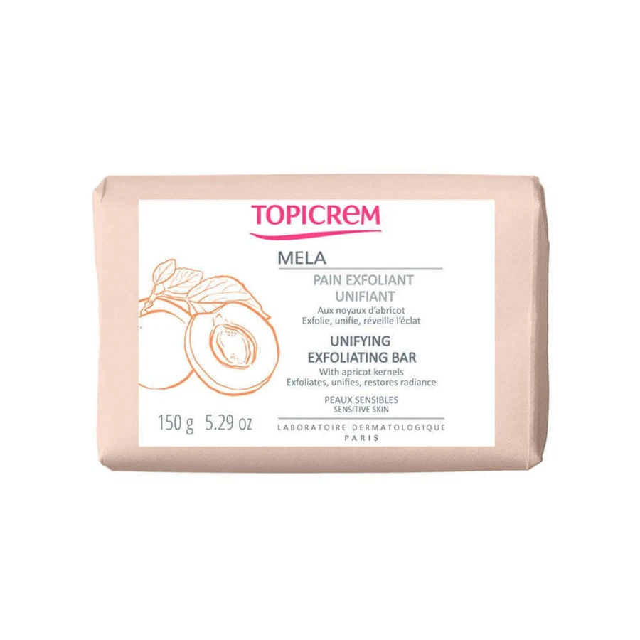 Topicrem Яблочное отшелушивающее мыло для гиперпигментированной кожи 150 г: цены и характеристики