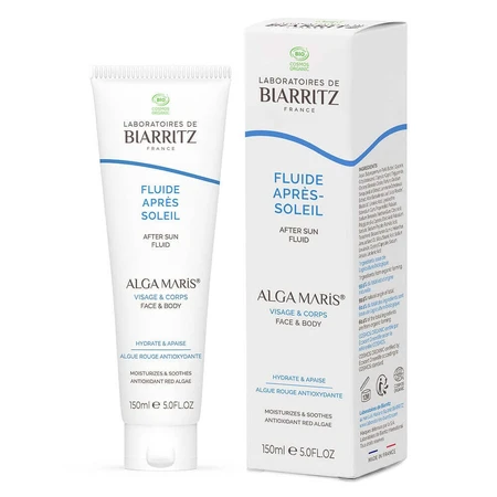 Средства для загара Laboratoires De Biarritz Свежий, увлажняющий органический флюид после загара 150 мл: цены и характеристики