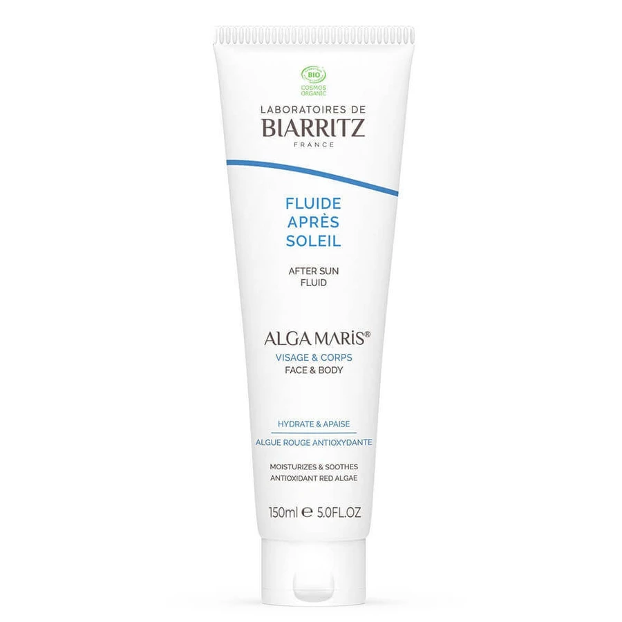 Средства для загара Laboratoires De Biarritz Свежий, увлажняющий органический флюид после загара 150 мл: цены и характеристики