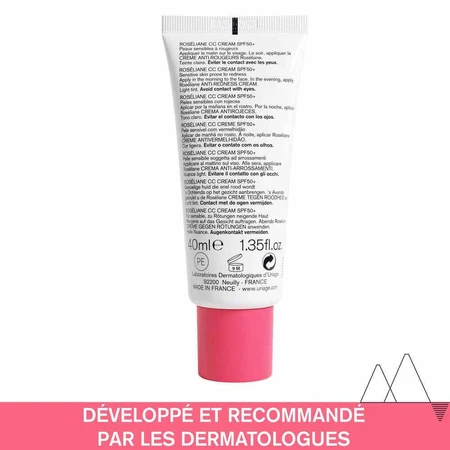 Uriage Roseliane CC Cream SPF50+ Чувствительная кожа, склонная к покраснениям 40 мл: цены и характеристики
