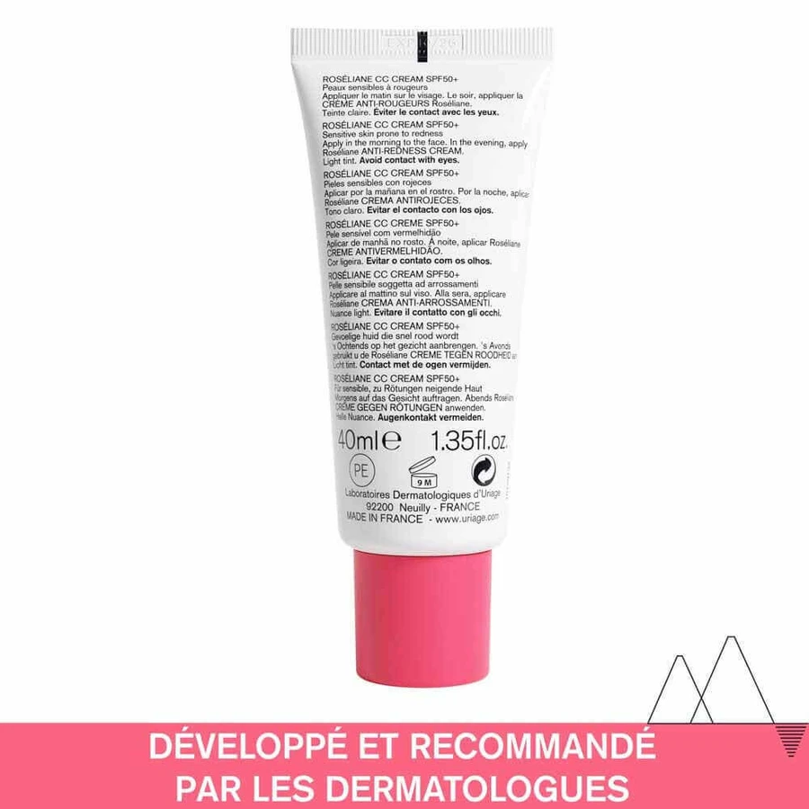Uriage Roseliane CC Cream SPF50+ Чувствительная кожа, склонная к покраснениям 40 мл: цены и характеристики