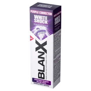 BLANX White Shock Purple Corrector, відбілююча зубна паста, 75 мл