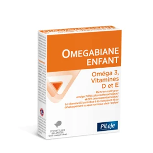 Pileje Omegabiane Baby Омега3, вітамін D та Е 27 желейних таблеток