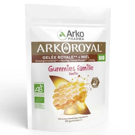 Arkopharma Arkoroyal Royal Jelly Organic Family 60 жевательных резинок: цены и характеристики