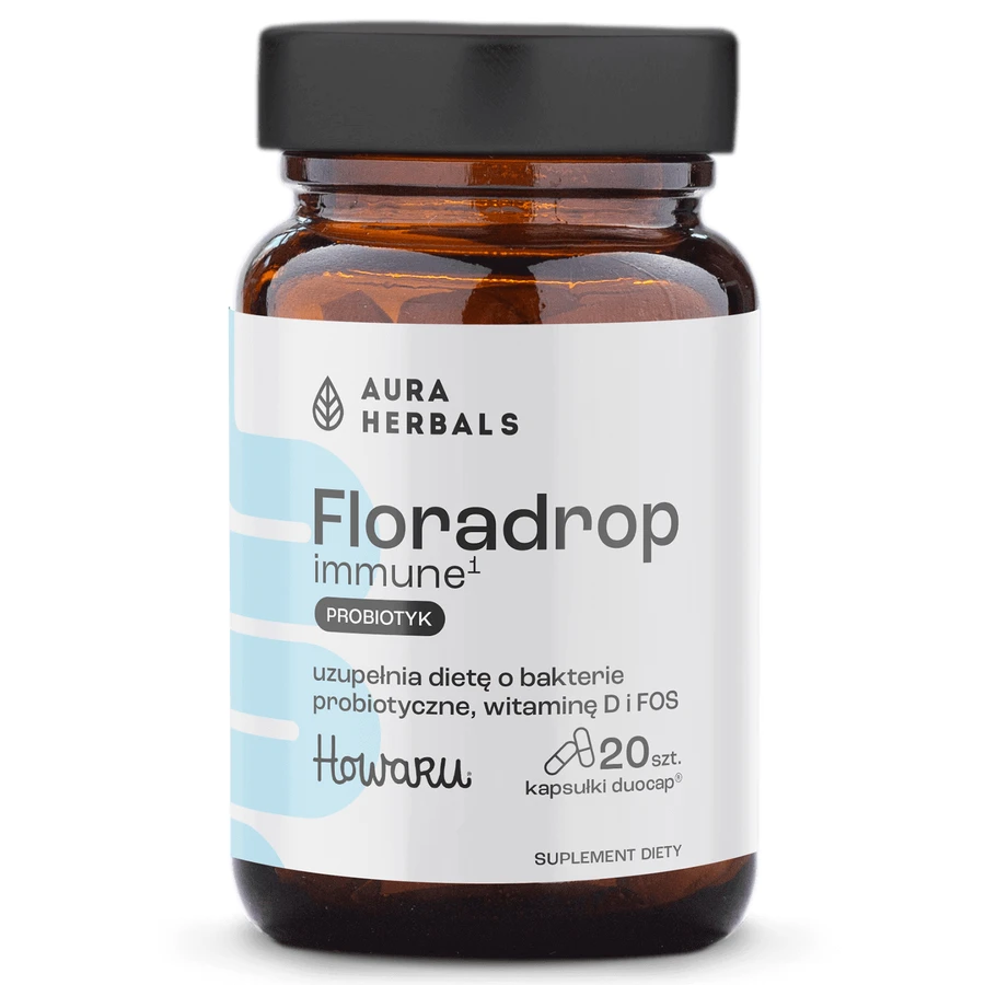 Aura Herbals Флорадроп імунний, пробіотик, 20 капсул: ціни та характеристики