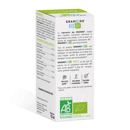 Granions Appetite KID Bio 125 мл: цены и характеристики