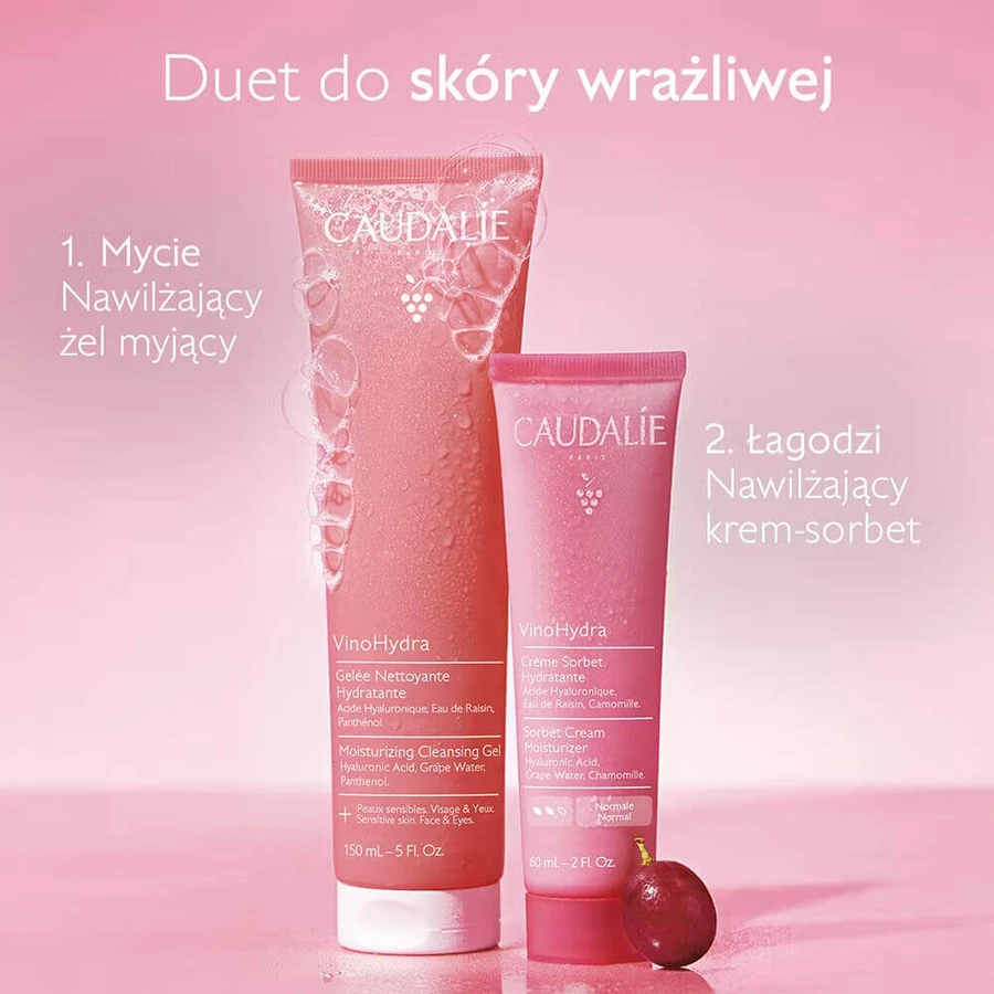 Caudalie VinoHydra, увлажняющий очищающий гель, 150 мл: цены и характеристики