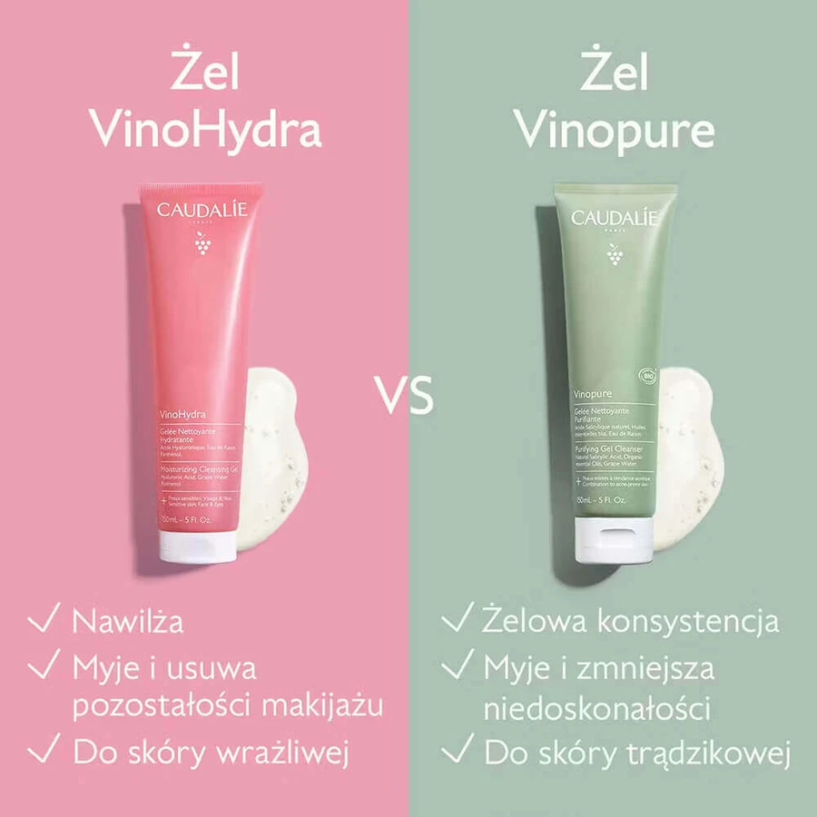 Caudalie VinoHydra, увлажняющий очищающий гель, 150 мл: цены и характеристики
