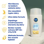 Nivea Sun UV Face Ultra Light Invisible Daily Fluid, легкий, невидимый флюид для лица, SPF 50+, 40 мл: цены и характеристики