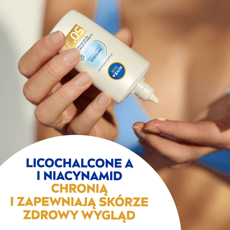Nivea Sun UV Face Ultra Light Invisible Daily Fluid, легкий, невидимый флюид для лица, SPF 50+, 40 мл: цены и характеристики