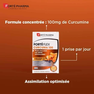 Forté Pharma Forté Flex Joint Pain Turmeric 100 15 капсул
