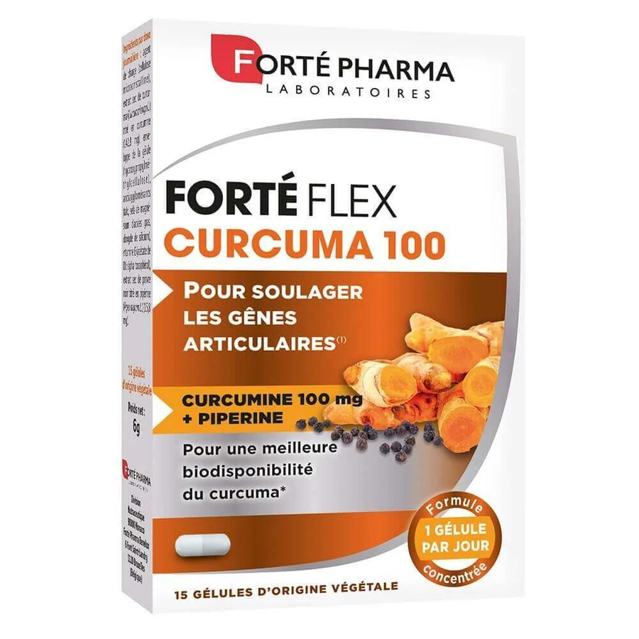 Forté Pharma Forté Flex Joint Pain Turmeric 100 15 капсул: цены и характеристики