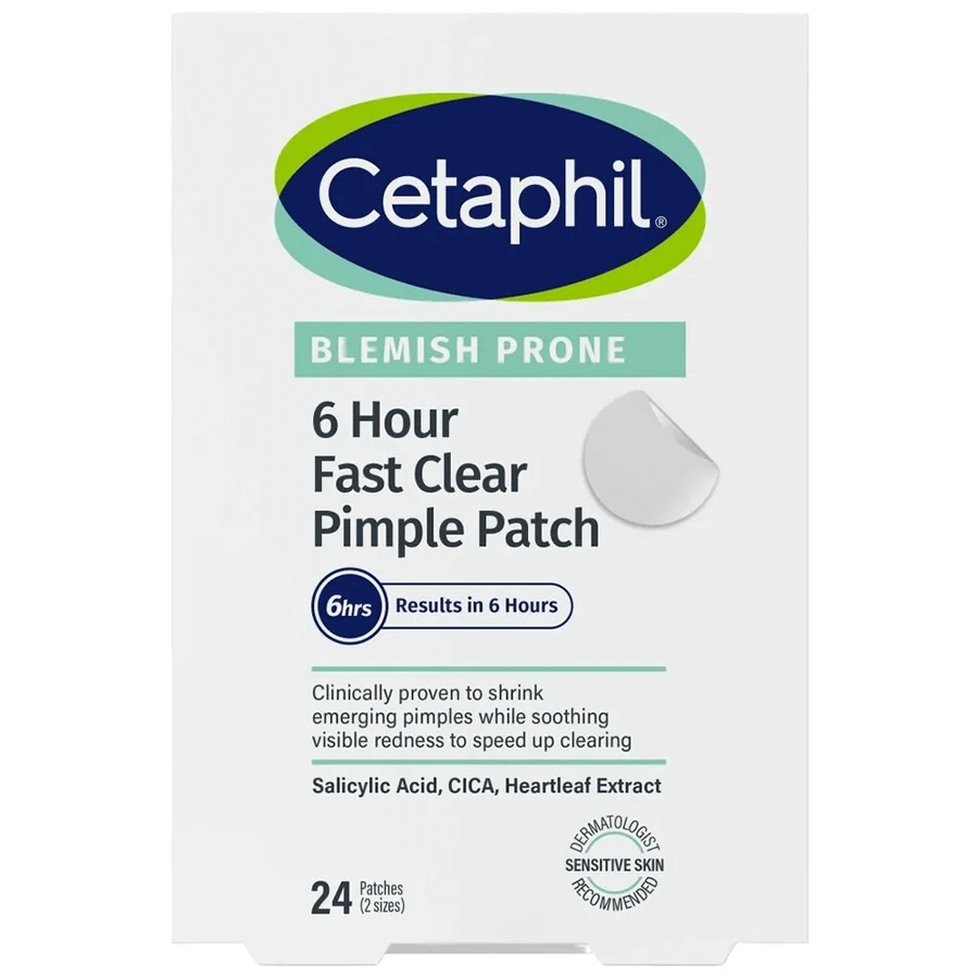 Набір для очищення та догляду Cetaphil EM, Міцелярна емульсія для чутливої шкіри, для всієї родини, 250 мл + точкові пластирі від екземи, 24 шт.: ціни та характеристики