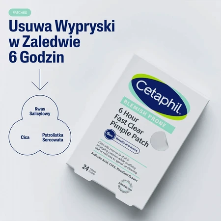 Набір для очищення та догляду Cetaphil EM, Міцелярна емульсія для чутливої шкіри, для всієї родини, 250 мл + точкові пластирі від екземи, 24 шт.: ціни та характеристики