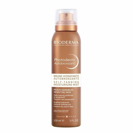 Спрей для автозасмаги BioDerma Photoderm Спрей для автозасмаги Peaux sensibles 150мл: ціни та характеристики