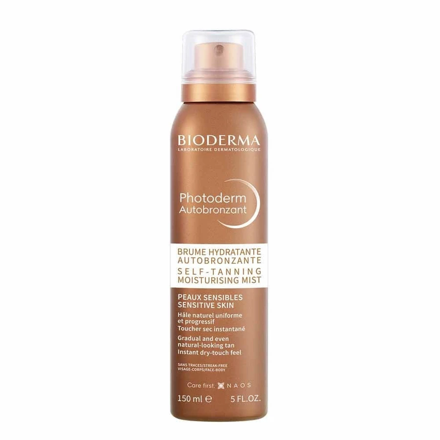 Спрей для автозасмаги BioDerma Photoderm Спрей для автозасмаги Peaux sensibles 150мл: ціни та характеристики