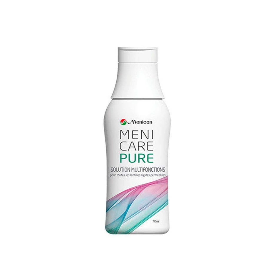 Menicon MeniCare Pure Багатофункціональний розчин для жорстких проникних лінз 70 мл: ціни та характеристики