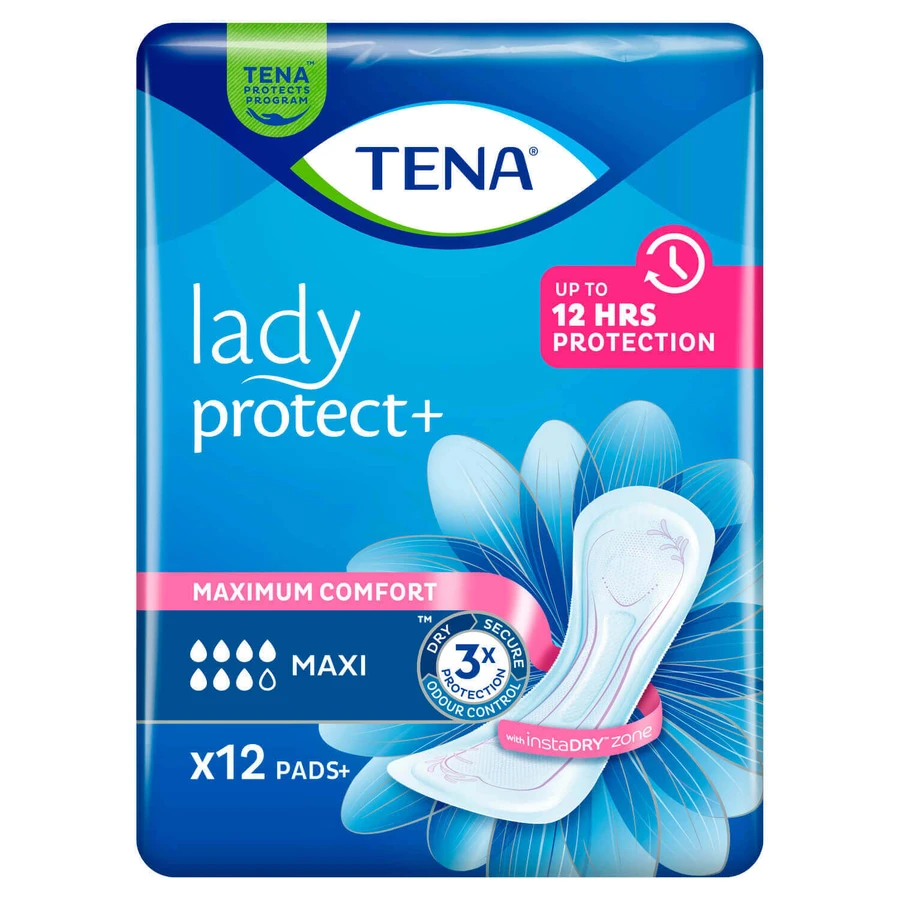 Набір Tena Lady, спеціалізовані гігієнічні рушники Maxi, 4 x 12 шт.: ціни та характеристики
