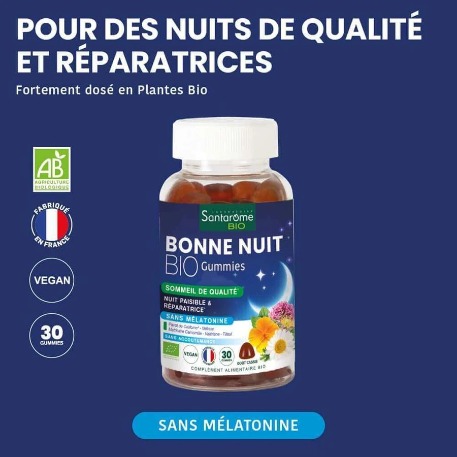 Santarome Bonne Nuit Bio Pour des nuits sereines 30 gommine: цены и характеристики