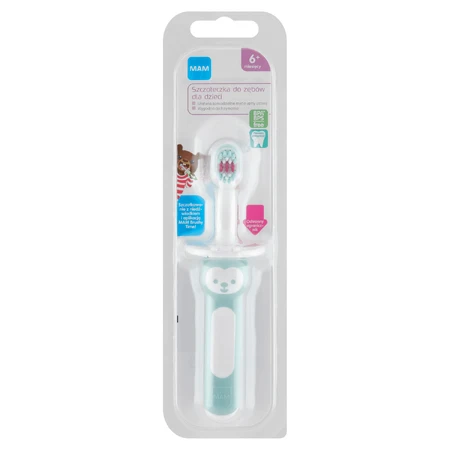 MAM Baby's Brush, зубная щетка с ограничителем, мальчик, с 6 месяцев, 1 штука: цены и характеристики