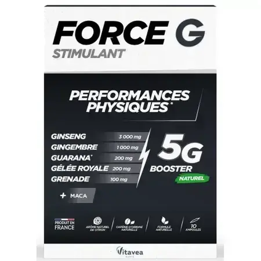 Стимулятор Force G, 10 питьевых флаконов, Витавеа: цены и характеристики