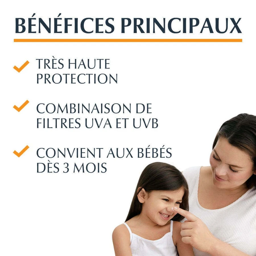 Eucerin Сонцезахисний крем Sensitive Protect Kid SPF50+ 200 мл: ціни та характеристики