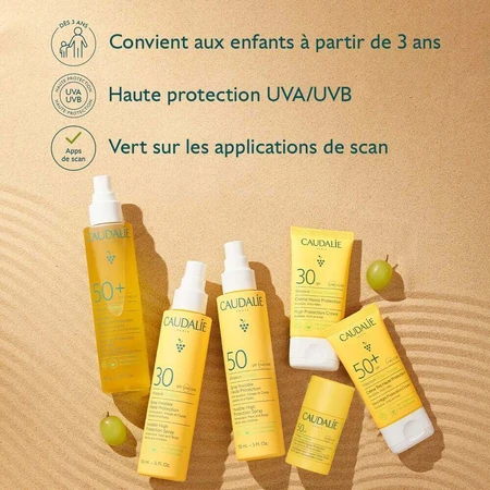 Caudalie Vinosun Невидимий стік з високим ступенем захисту SPF50 15 г: ціни та характеристики