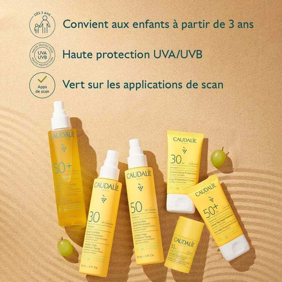 Caudalie Vinosun Невидимий стік з високим ступенем захисту SPF50 15 г: ціни та характеристики