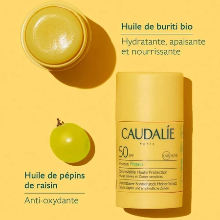 Caudalie Vinosun Невидимий стік з високим ступенем захисту SPF50 15 г: ціни та характеристики