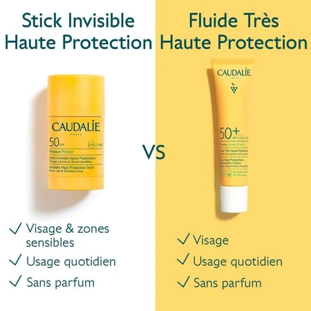 Caudalie Vinosun Невидимий стік з високим ступенем захисту SPF50 15 г: ціни та характеристики