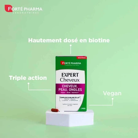 Forté Pharma Expert Догляд за волоссям та нігтями Вітаміни B6 Цинк 30 капсул: ціни та характеристики