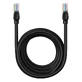 Кабель Ethernet Baseus High Speed Cat 5 RJ-45 1000Mbps 8m круглый - черный