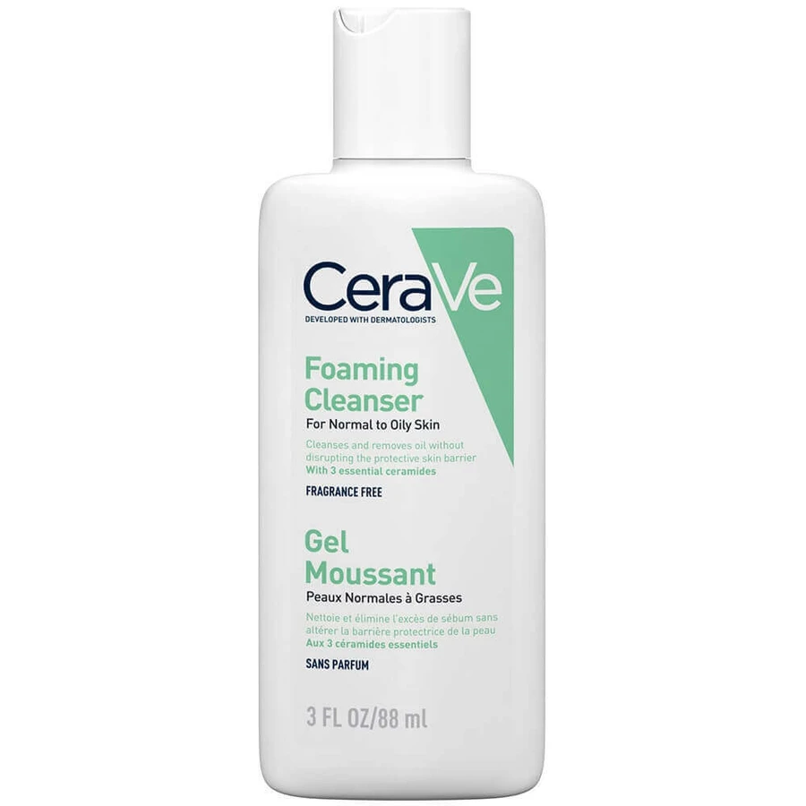 Очищающий гель для лица Cerave Foaming Gel для нормальной и жирной кожи 88 мл: цены и характеристики