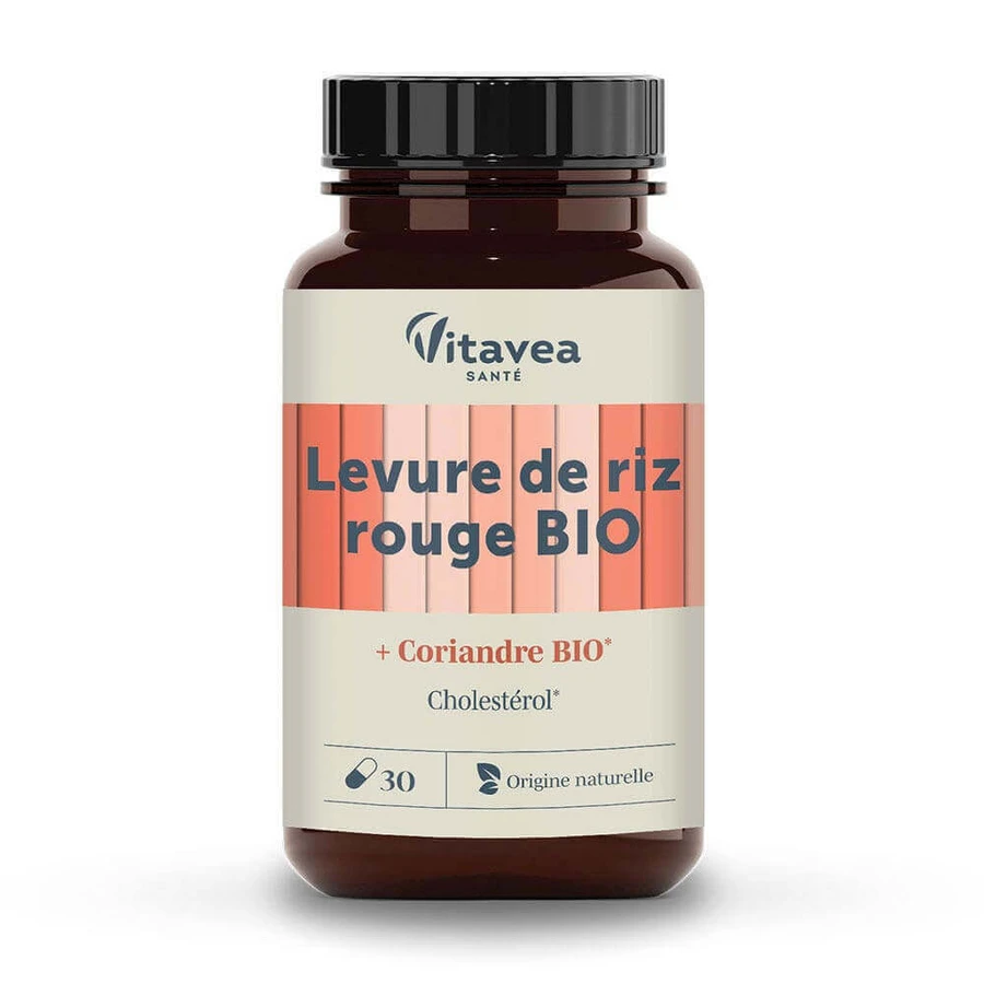 Vitavea Santé Nutri'sentiels Красные рисовые дрожжи и органический кориандр Холестерол 30 капсул: цены и характеристики