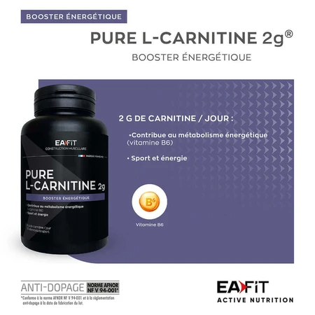 Eafit Pure L-carnitine 90 Gelule 2g: цены и характеристики