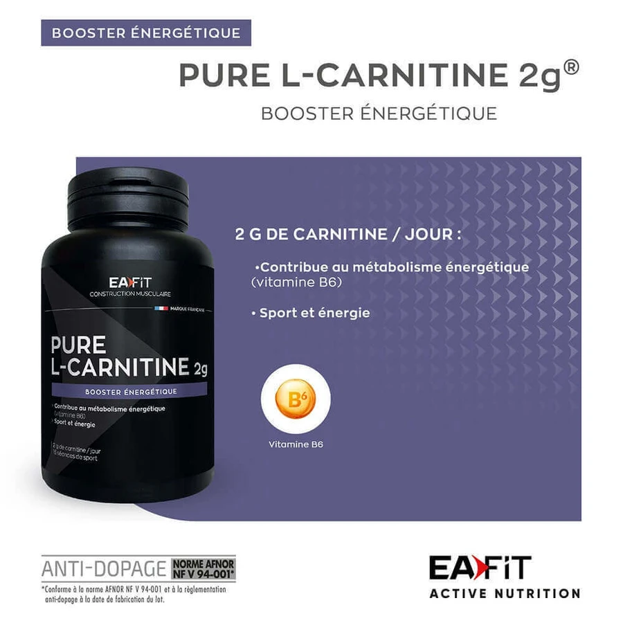 Eafit Pure L-carnitine 90 Gelule 2g: цены и характеристики