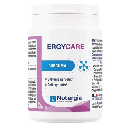 Nutergia Ergycare Curcuma 60 капсул: ціни та характеристики