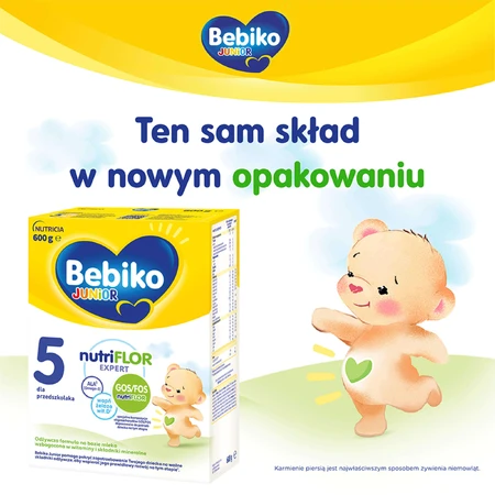 Набор Bebiko Junior 5 Nutriflor Expert, питательная молочная смесь, для дошкольников, 3 x 600 г + Boon, бидон с соломинкой, 265 мл бесплатно: цены и характеристики