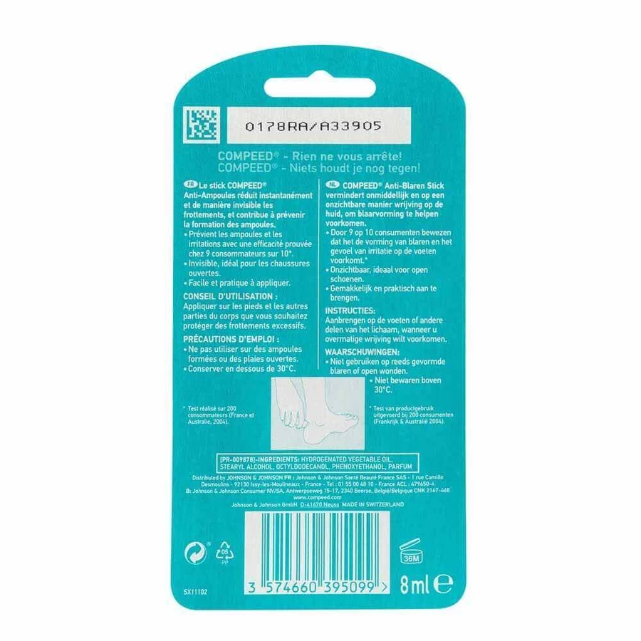 Compeed Антипузырьковый и противообрастающий стик 8 мл: цены и характеристики