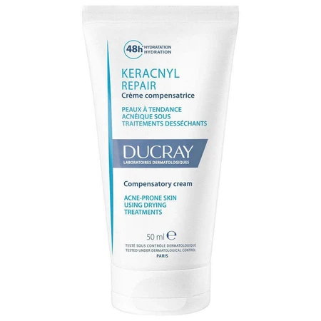 Ducray Keracnyl Компенсирующий крем для кожи, склонной к акне Восстановление 50 мл: цены и характеристики