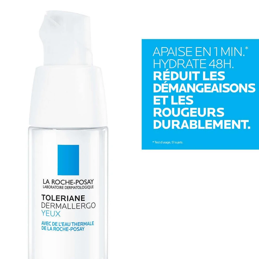 La Roche-Posay Toleriane Toleriane Dermallergo Eyes Денний зволожуючий крем для чутливої шкіри навколо очей 20 мл: ціни та характеристики