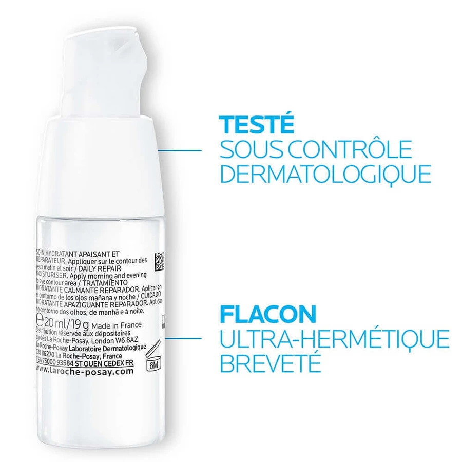 La Roche-Posay Toleriane Toleriane Dermallergo Eyes Денний зволожуючий крем для чутливої шкіри навколо очей 20 мл: ціни та характеристики