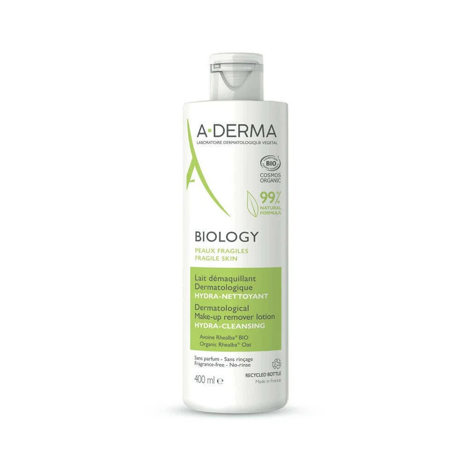 A-Derma Biology Органическое увлажняющее очищающее молочко 400 мл: цены и характеристики
